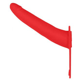 Ouch Hollow Curved Strap-On Red Strap On Sextoys